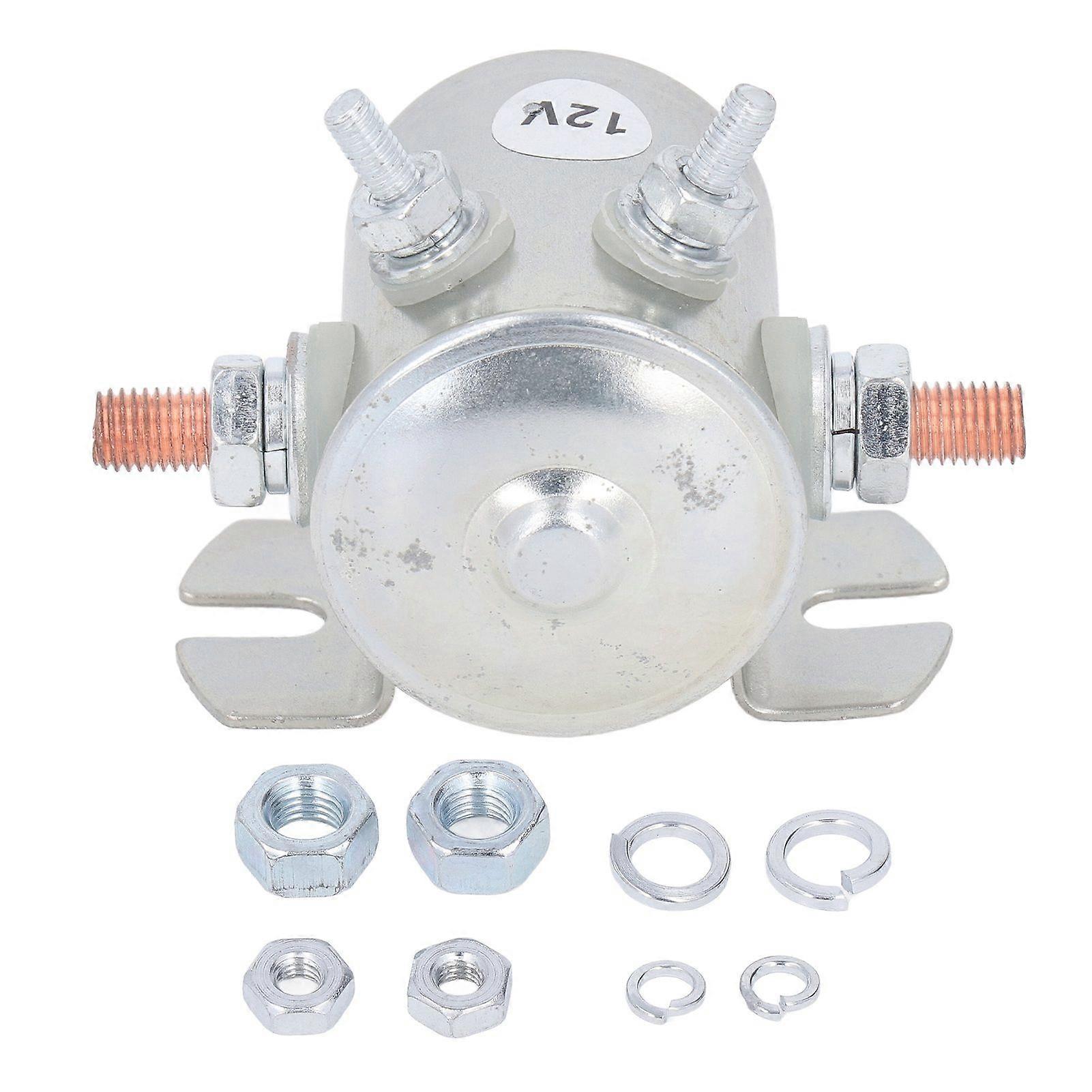 Continuous Duty Solenoid Relay 200A 4.8W 67703 Solenoid Starter Relay for Car DC12V