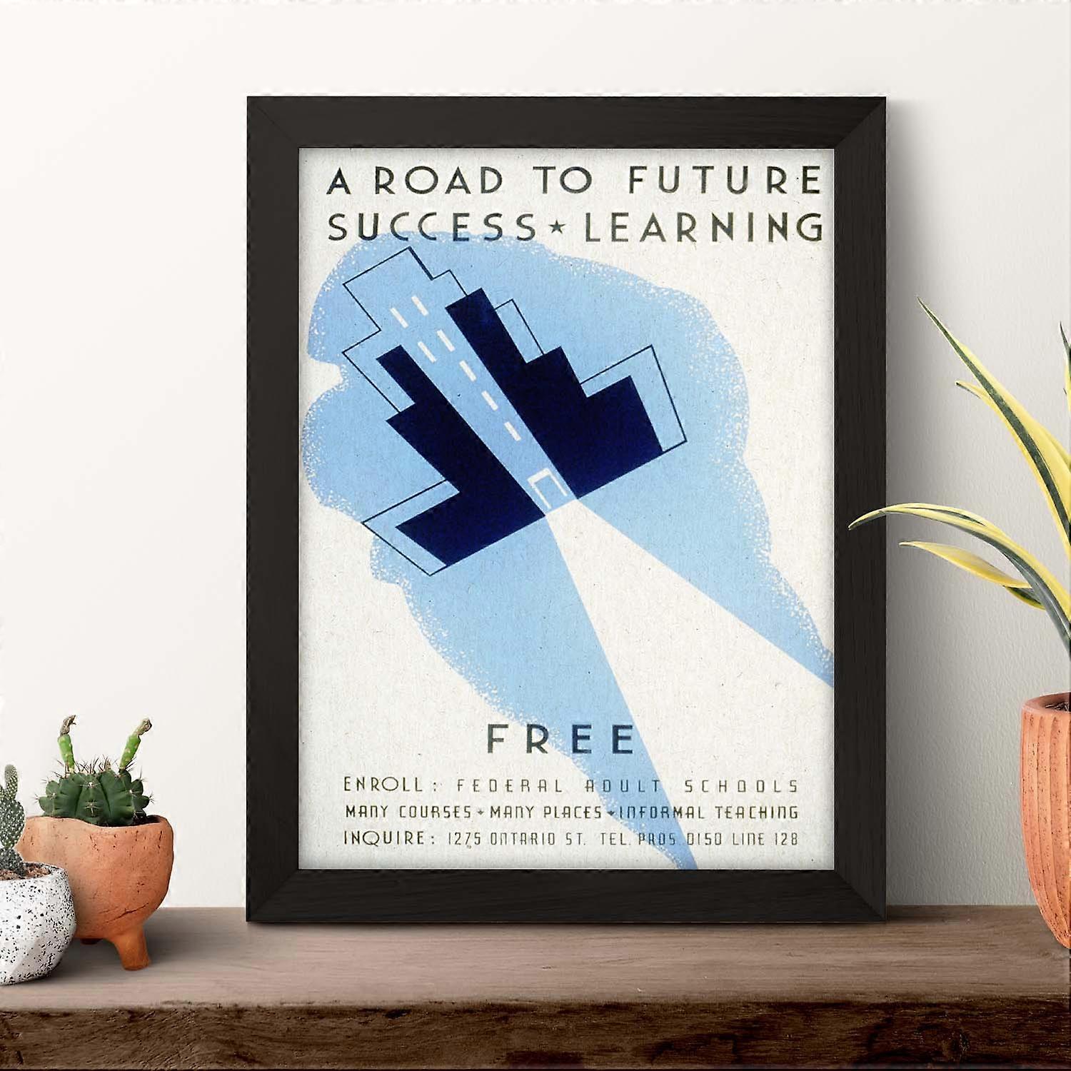 Vintage University Access Poster