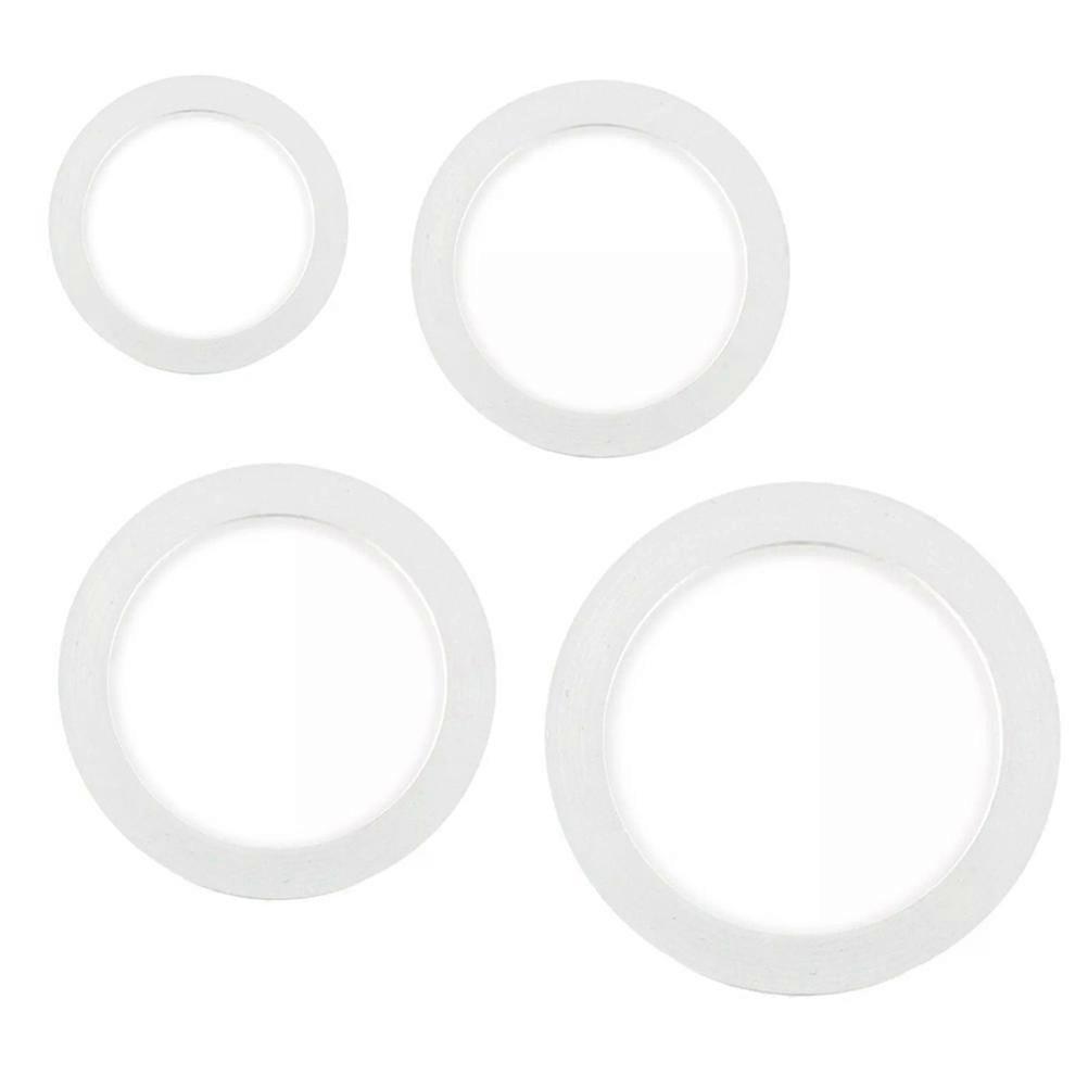 Replacement Gasket 5Pcs Silicone Sealing Rings For Coffee Bar Use With White Color And 8.5x0.35cm Size For Bottle Containers