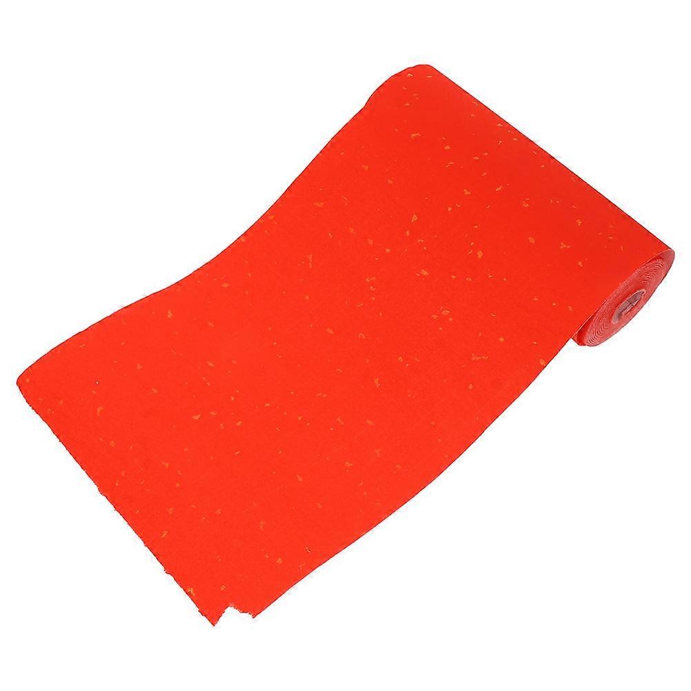 Chinese Calligraphy Paper Roll Thickened Red Xuan Paper for Calligraphy Paper Ink Inhibition 1Set