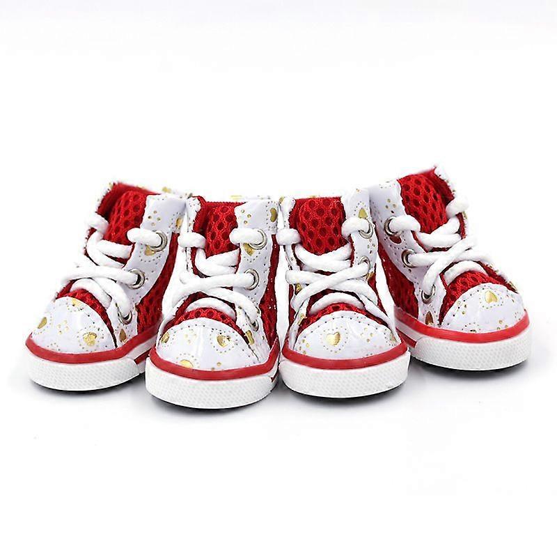 Pet Dog Shoes Breathable Mesh Non-slip Boots For Small Dogs Like Teddy Poodle Bichon Chihuahua