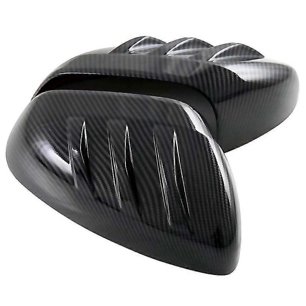 For Mg Zs 2024 Car Rearview Mirror Cap Carbon Fiber Pattern