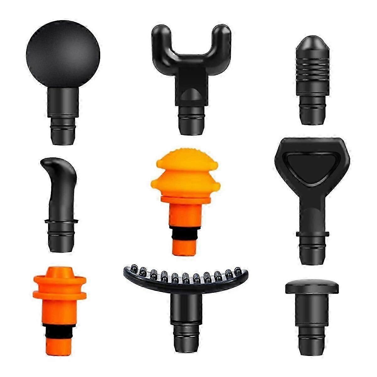 Massage Heads, Replaceable Massage Attachments 9 Different Muscle Massage Heads Deep Tissue