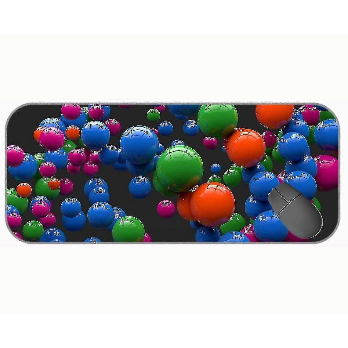 (750x300x3) Extra Large Gaming Mouse Pad, Bubbles Mat Abstract Mousepads