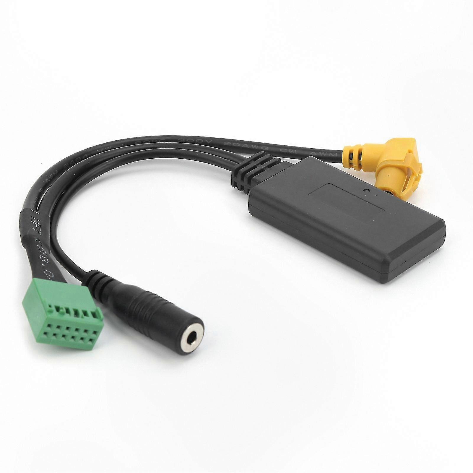 Bluetooth AUX Adapter with Microphone for Hands-Free Use in Vehicles
