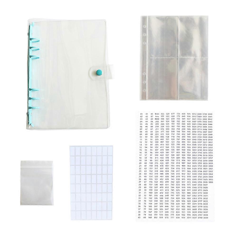 Diamond Storage Bag Storage Book for Bead Sorting 5Sets in Blue
