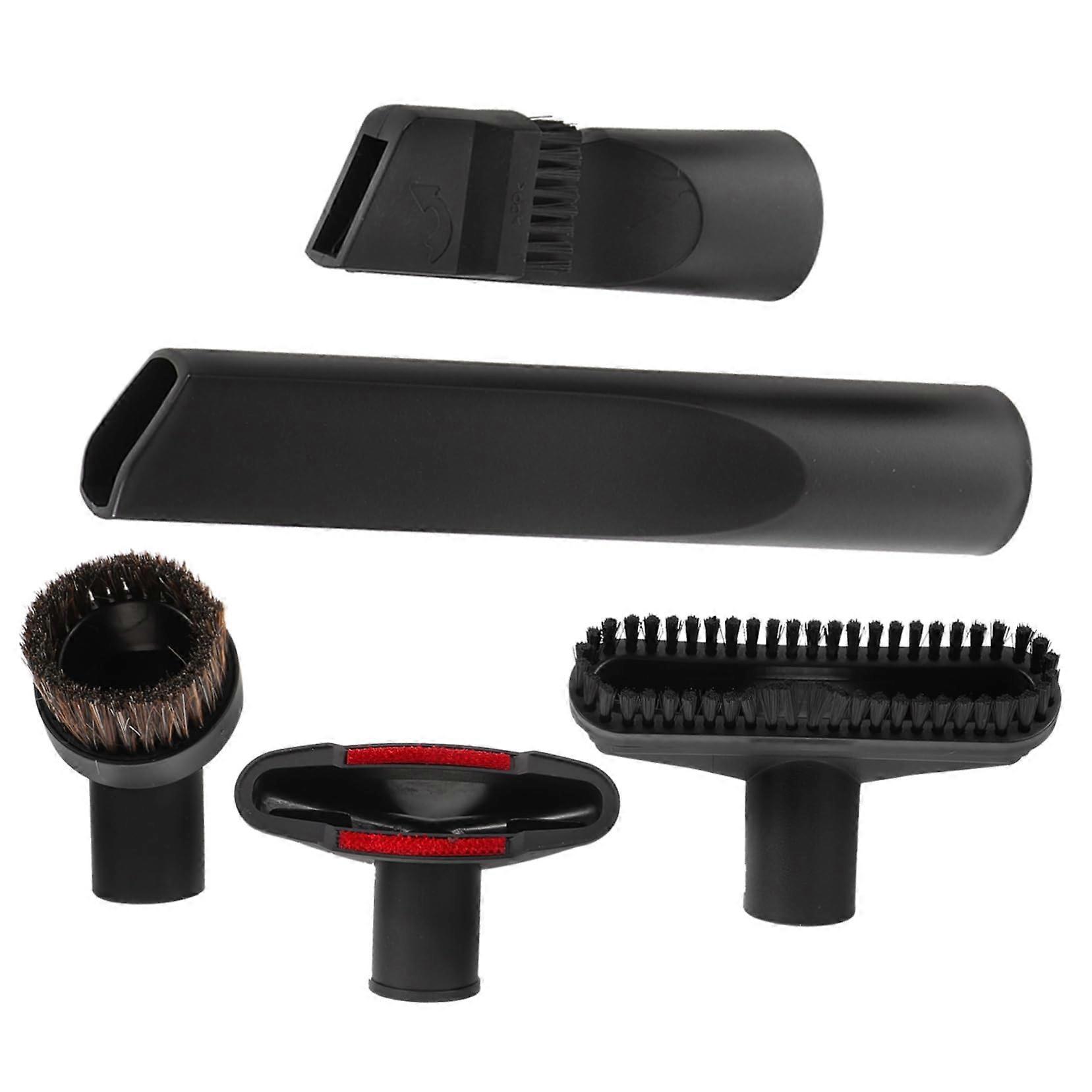 Central Vacuum Accessories Set - 5pcs Replacement Dust Removal Brush Heads Compatible with Standard Models