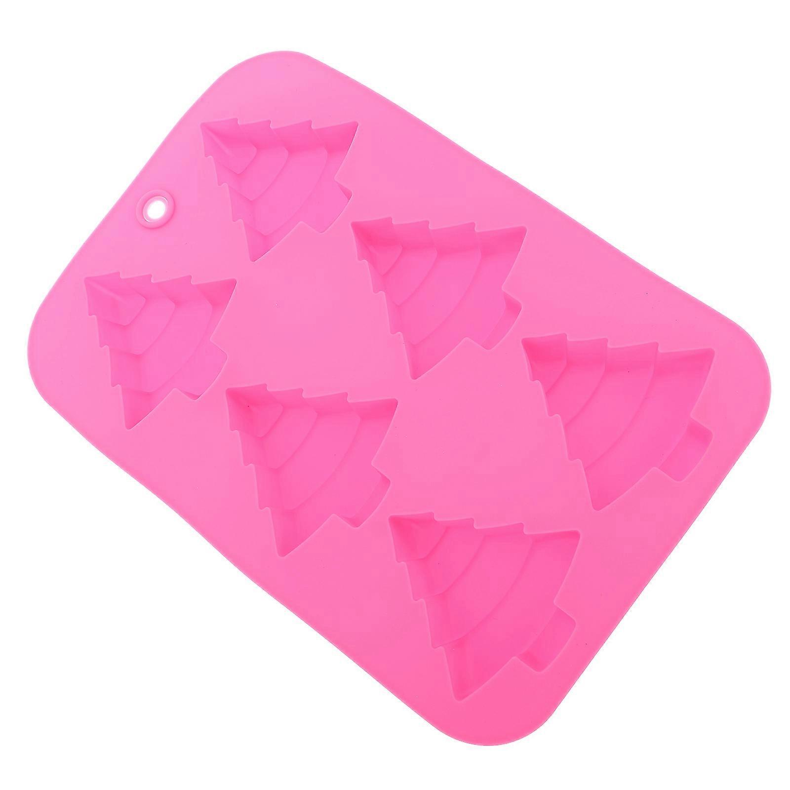 Cake Decorating Tool Silicone Tree Pattern for DIY Baking 2Pcs Green