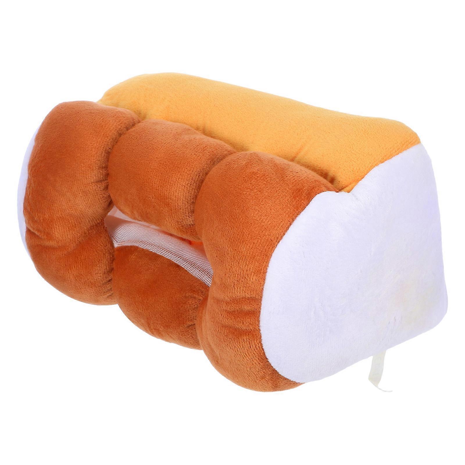 Simulation Toast Napkin Box For Car Home Use With Zipper Design 1Pack