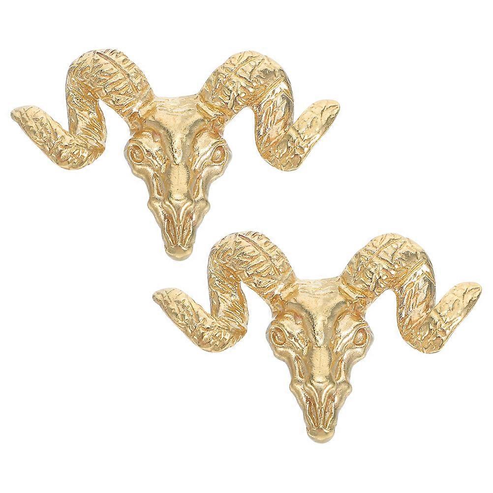 Retro Style Brass Drawer Handle Goat Animal Shape for 8Pcs Cabinet Use