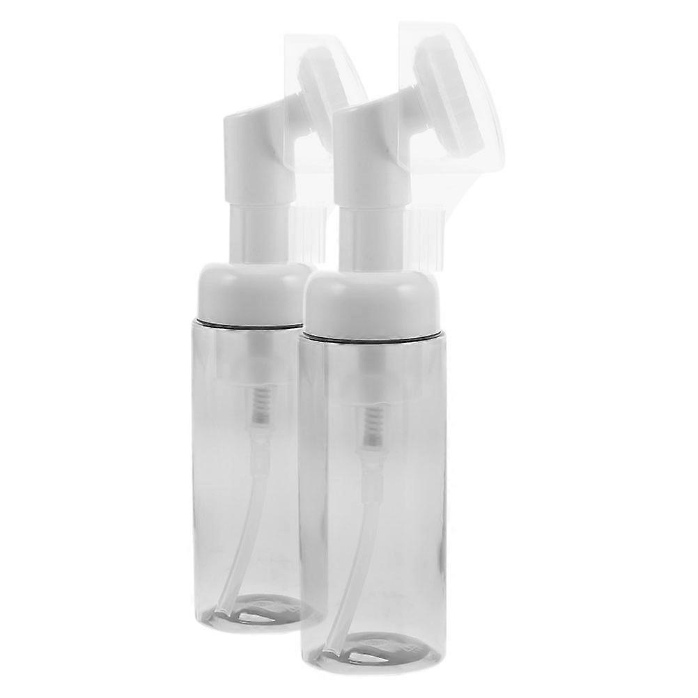 Black Portable Foam Soap Dispenser Bottle for Travel 2Pcs Set