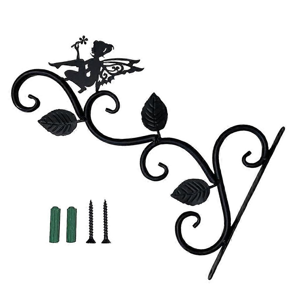 Plant Wall Hook Iron Hanging Bracket for Plants 2Sets Sturdy and Rustproof