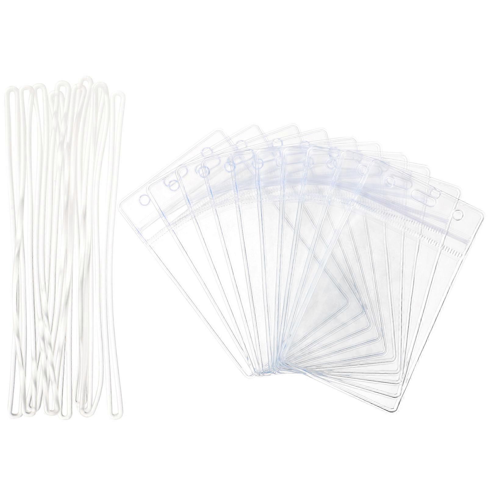 Transparent Luggage Tag Cover for 40Pcs Pack