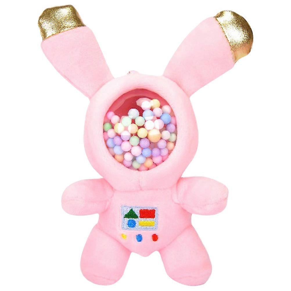 Astronaut Rabbit Keychain Plush Pendant for Decoration 4Pcs Pink Gift