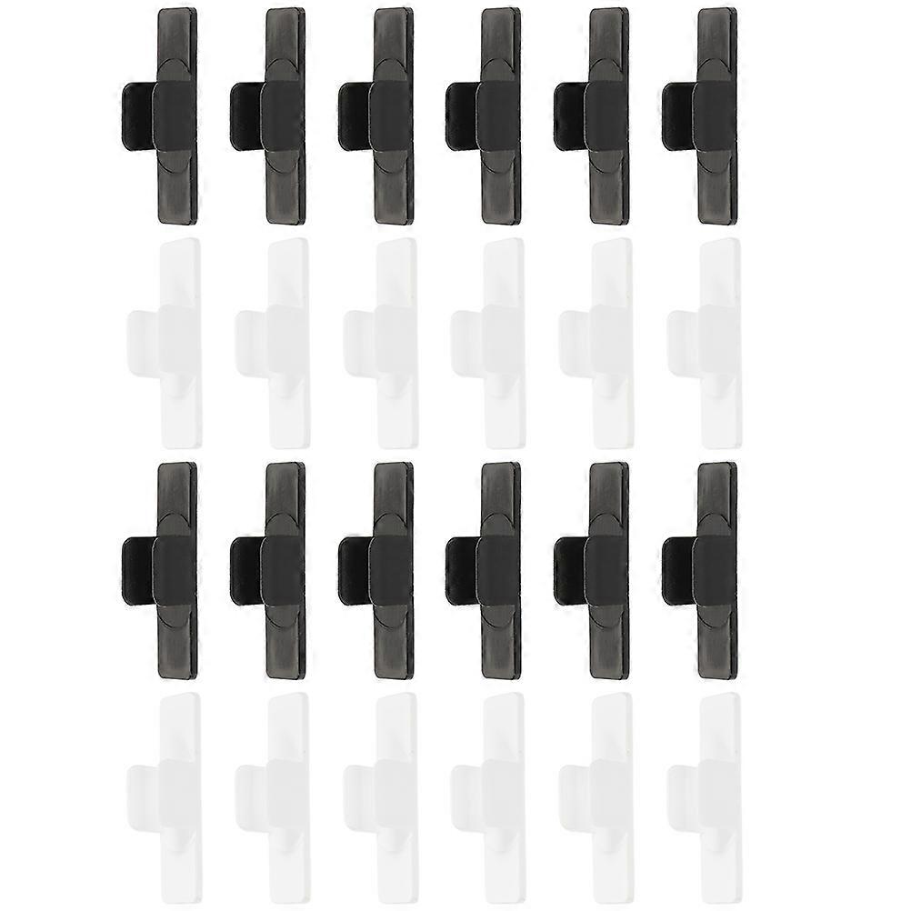 Self-Adhesive Pen Holder Clips Plastic for Marker 48Pcs Whiteboard Use