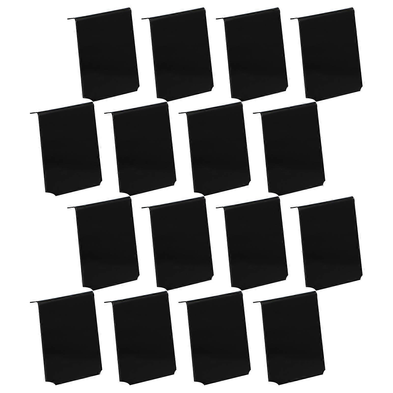 Advertising Label Rack Plastic Clip for Display Use 32Pcs Black