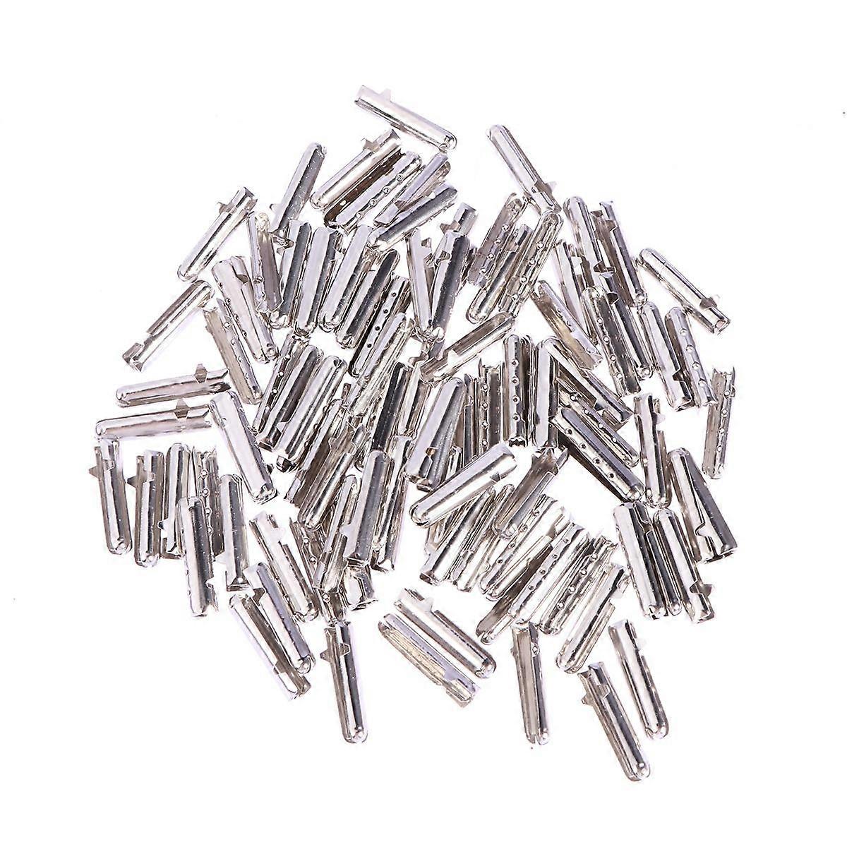 Tip Shoelace Tip Heads for Shoelace 300Pcs Metal Silver
