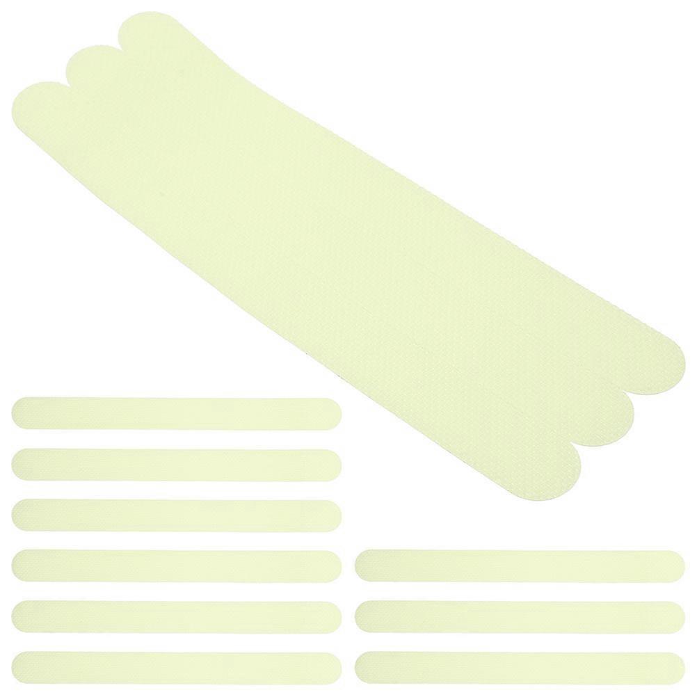 Practical Steps Stickers 192 Pcs Reflective Fluorescent Tapes For Stairs And Ladders Anti-Skid Light Yellow