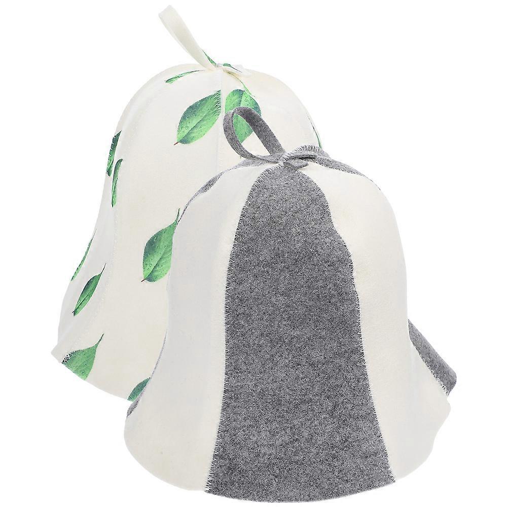 Lightweight Sauna Hat Felt Portable Sauna Hat for Comfortable Use 8Pcs