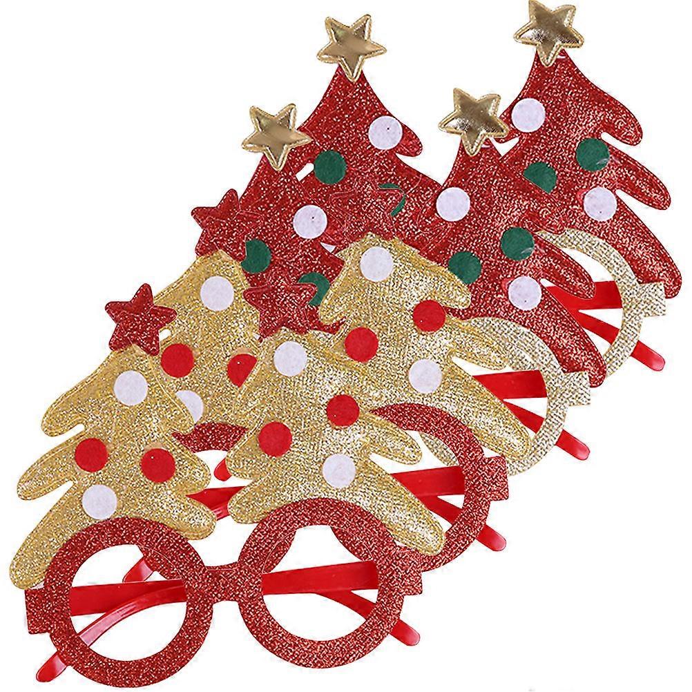 Christmas Tree Glasses Party Glasses Frames for 16Pcs Assorted Colors
