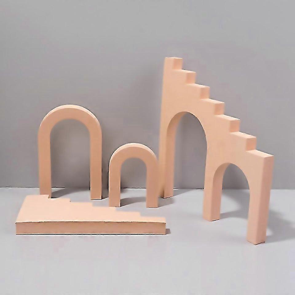 For Ladder Combo Kits Geometric Cube Solid Color Photography Photo Background Table Shooting Foam Pr