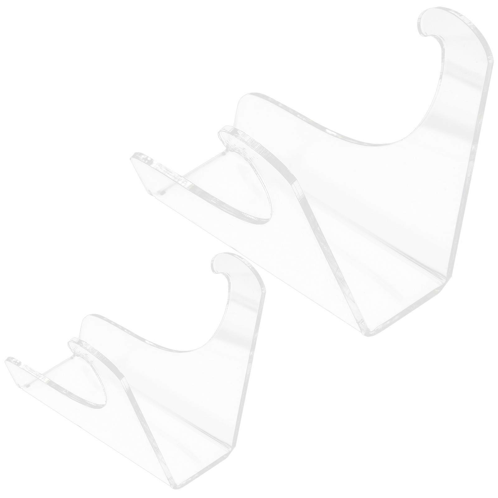 Acrylic Display Bracket for Artwork with 8Pcs Transparent Easel Stand