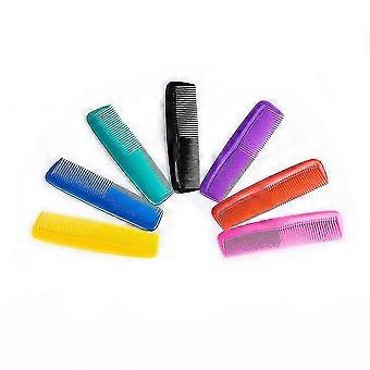Set Of 12 5-inch Pocket Fine-toothed Hair Combed In Unbreakable Plastic