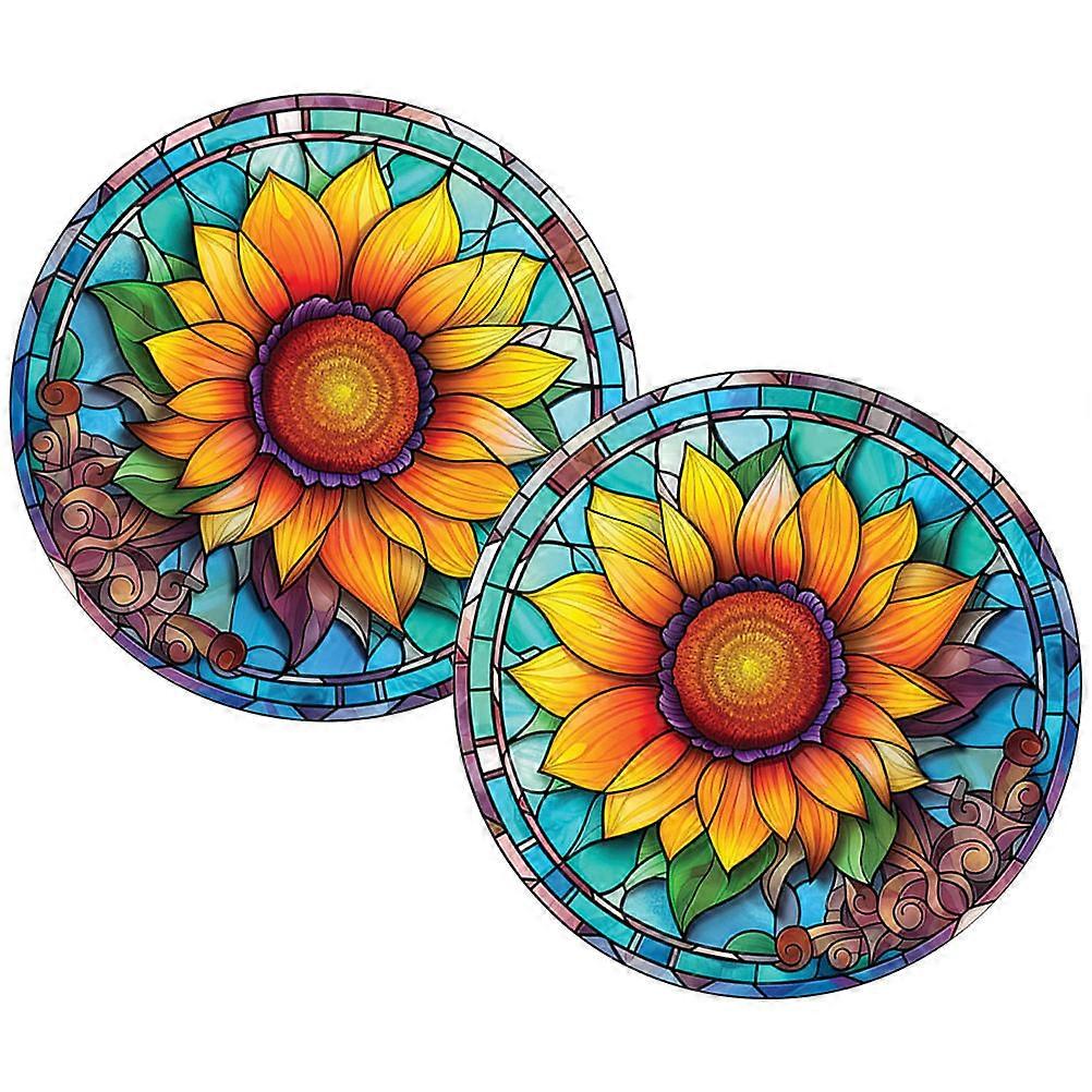 Sunflower Static Cling Window Decoration for Home Use 10Pcs