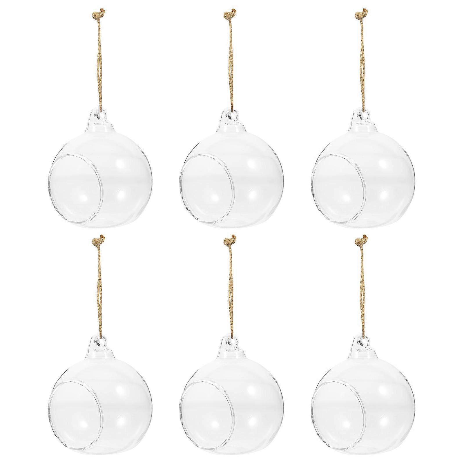 Hanging Glass Hydroponic Plant Containers for Decor 24Pcs