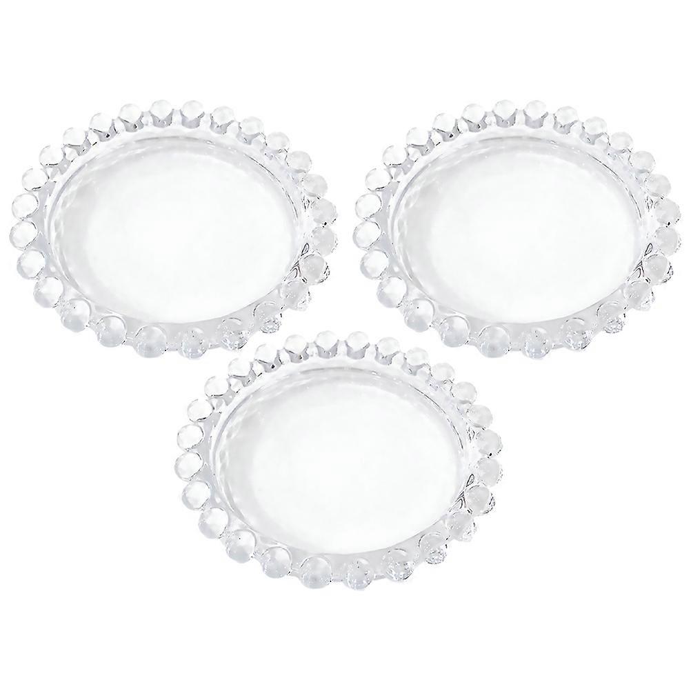 6 Pcs Glass Food Dish For Food Display And Picnic Use Featuring Elegant Design Suitable For Family Members And Friends