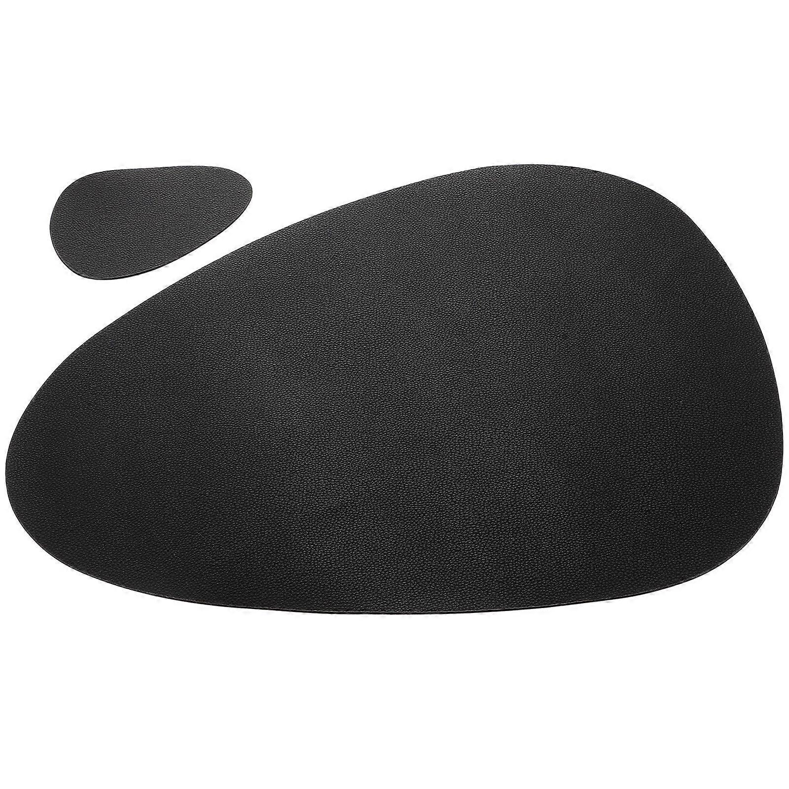 Table Coaster Nordic Style Place Mat for Home 5Sets PU Mat