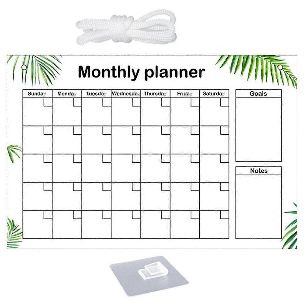 Clear Acrylic Memo Boards for Students with 4Sets Wordpads