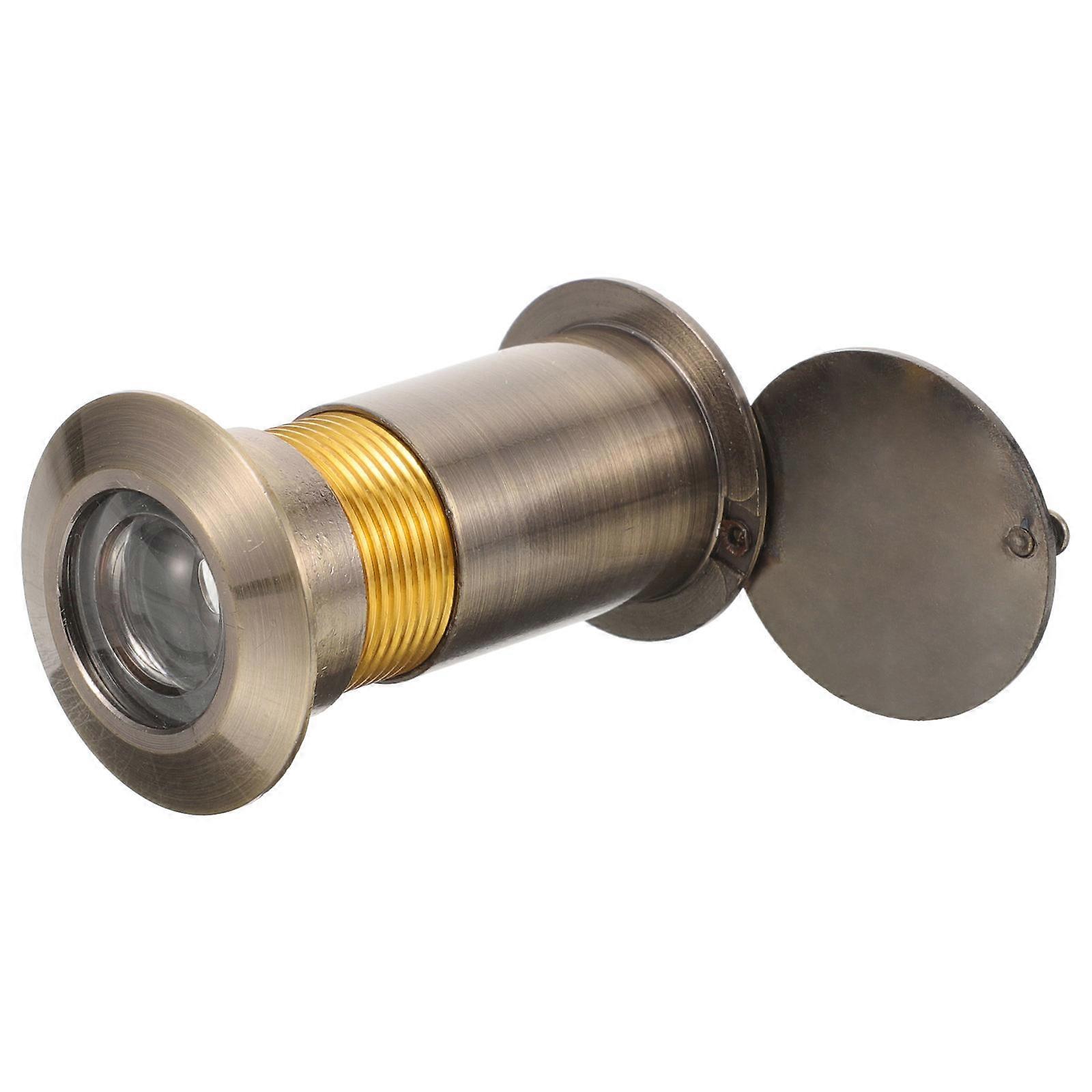 Door Viewer Copper with Peephole Function for Security 3Pcs