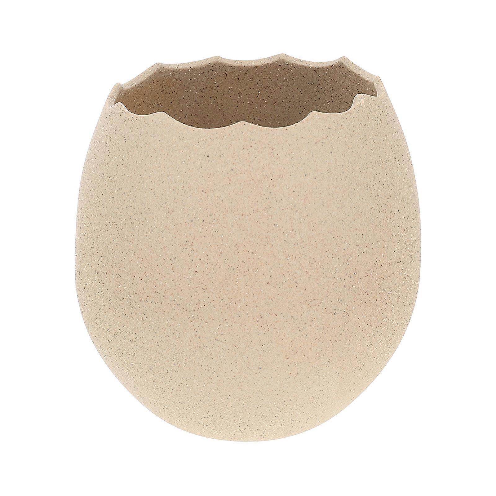 Creative Shaped Bowl Dessert Storage Container For Home Use In Khaki Color 1Set