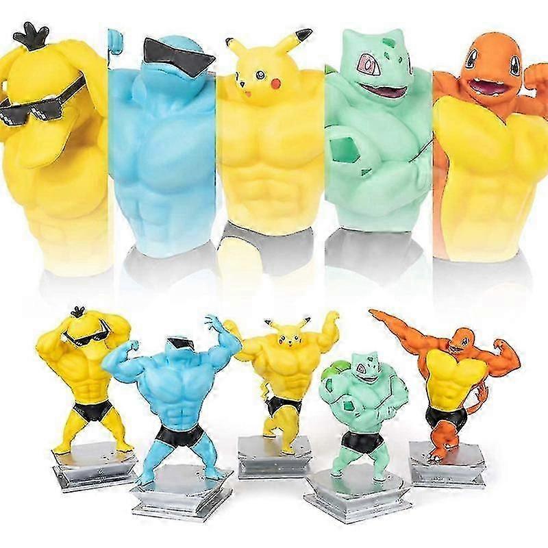 Gk Pikachu Statue Figurine Bodybuilding Series Collection