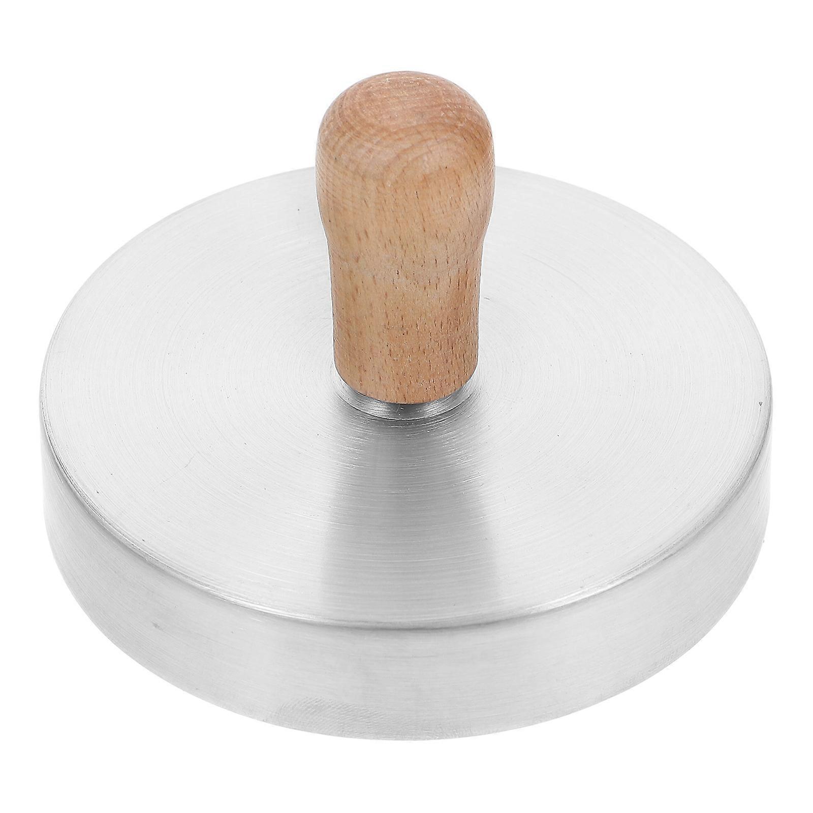 2Pcs Meat Press Tool for Burger Patty Making Stainless Steel Round Shape