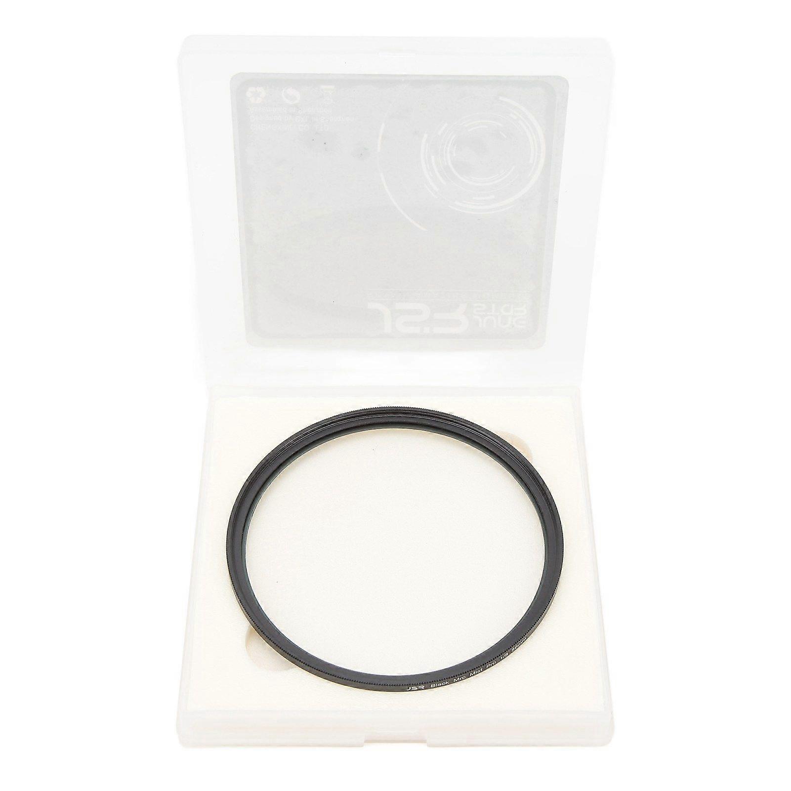 Black Soft Filter Black Diffusion 1/8 Lens Filter Kit Optical Glass Portrait Soft Filter for SLR Camera 86MM