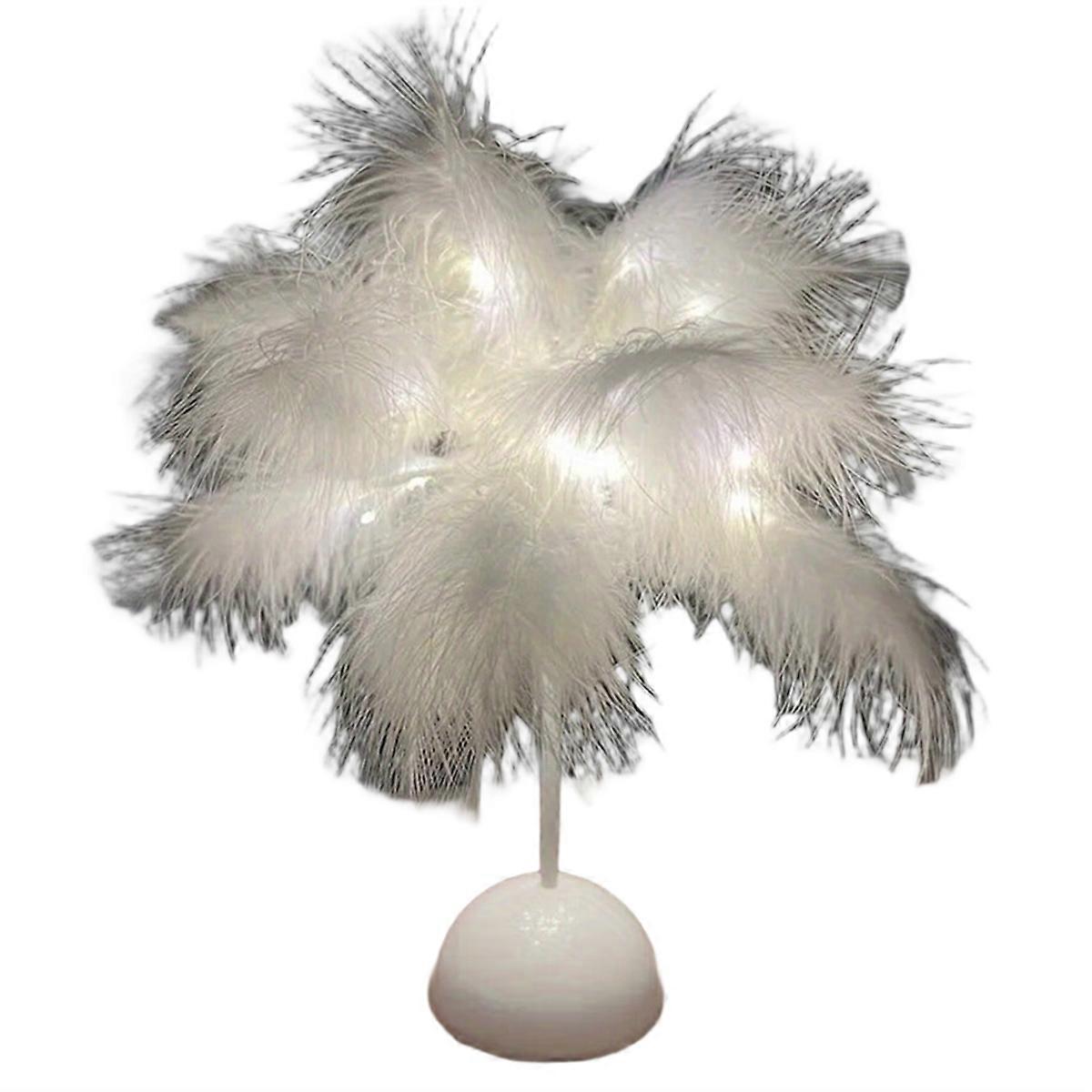 Table Lamp Warm White Light Tree Lampshade Girl LED Wedding