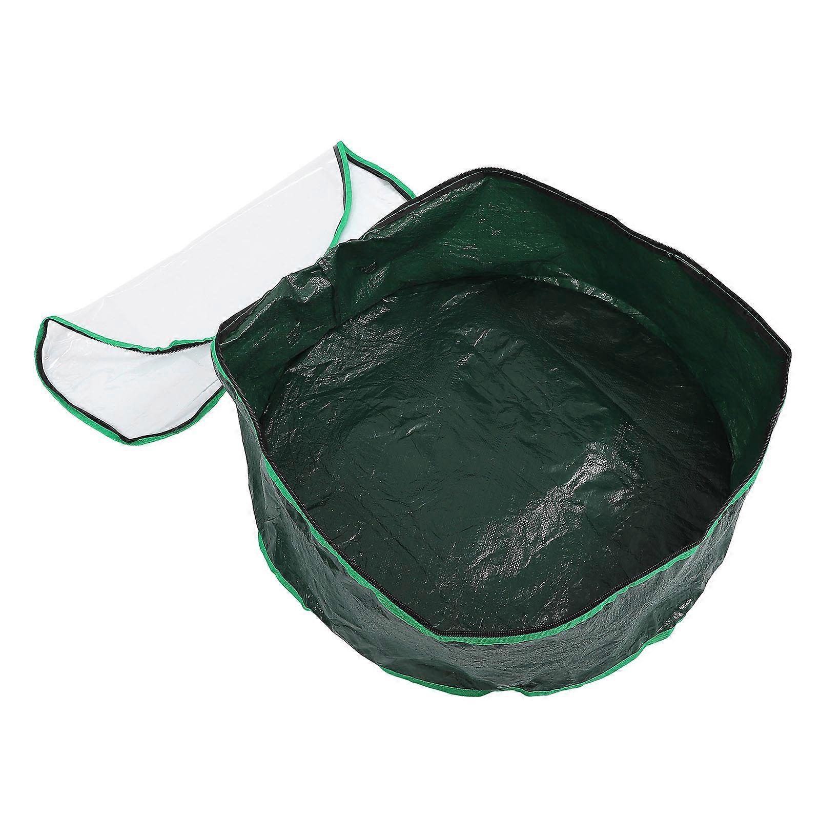 Wreath Container Christmas Wreath Storage Bag for Storage Use 1Pcs Green