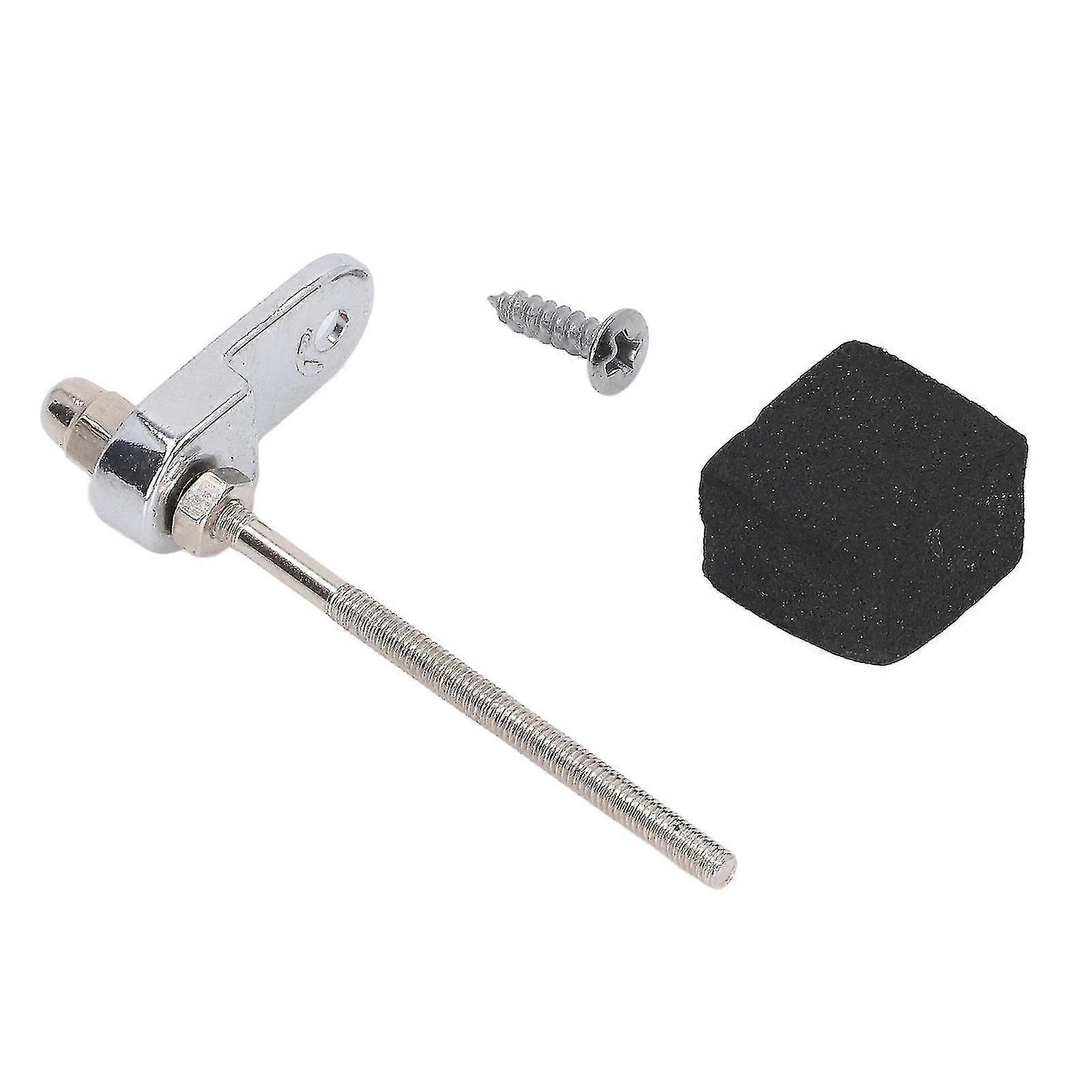 Mandolin Pickguard Mounting Bracket High Strength Metal Silver Mandolin Pickguard Support with Screw