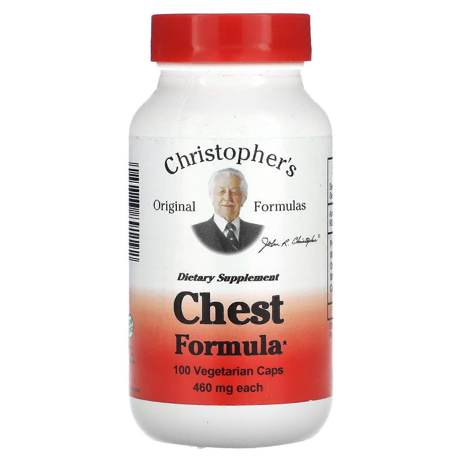 Chest Formula, 460 mg, 100 Vegetarian Caps