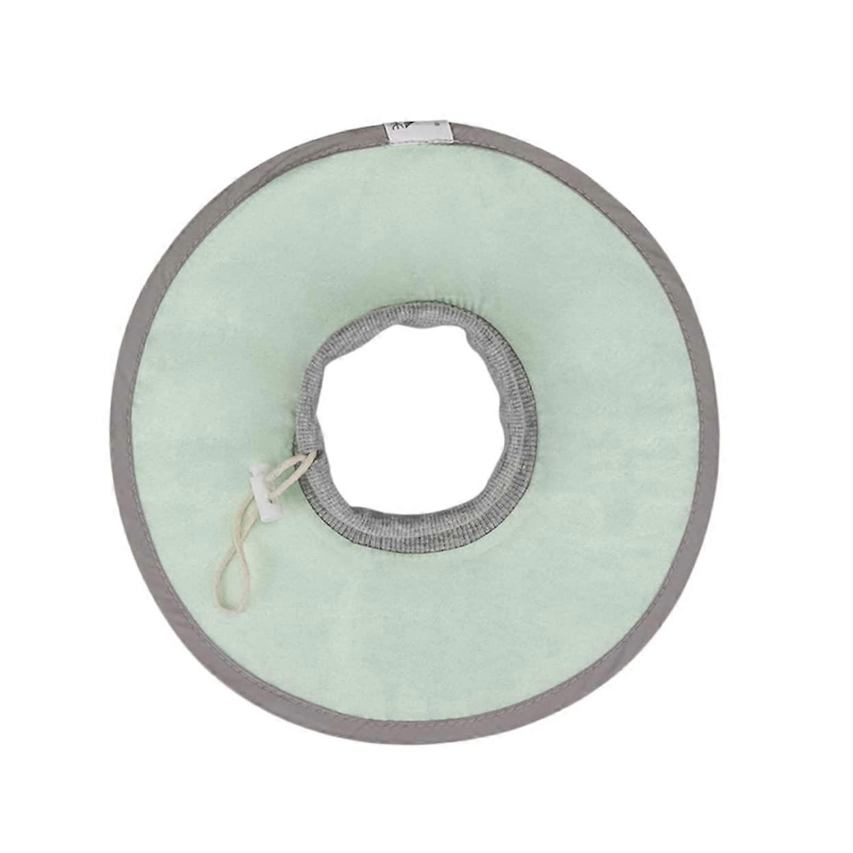 Protective Cat Recovery Elizabethan Collar For Cats Adjustable Size Soft Breathable Fabric Elizabethan Style