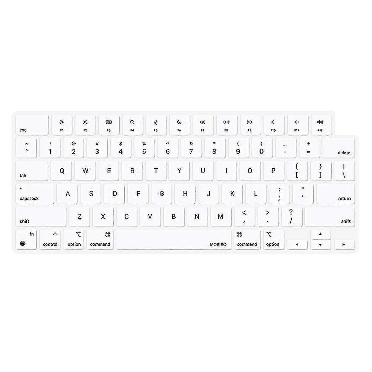 MacBook Pro 14.2 & 16.2, Air 13.6 & 15.3 ENKAY US Version Keyboard Cover - Soft Silicone Protective Case