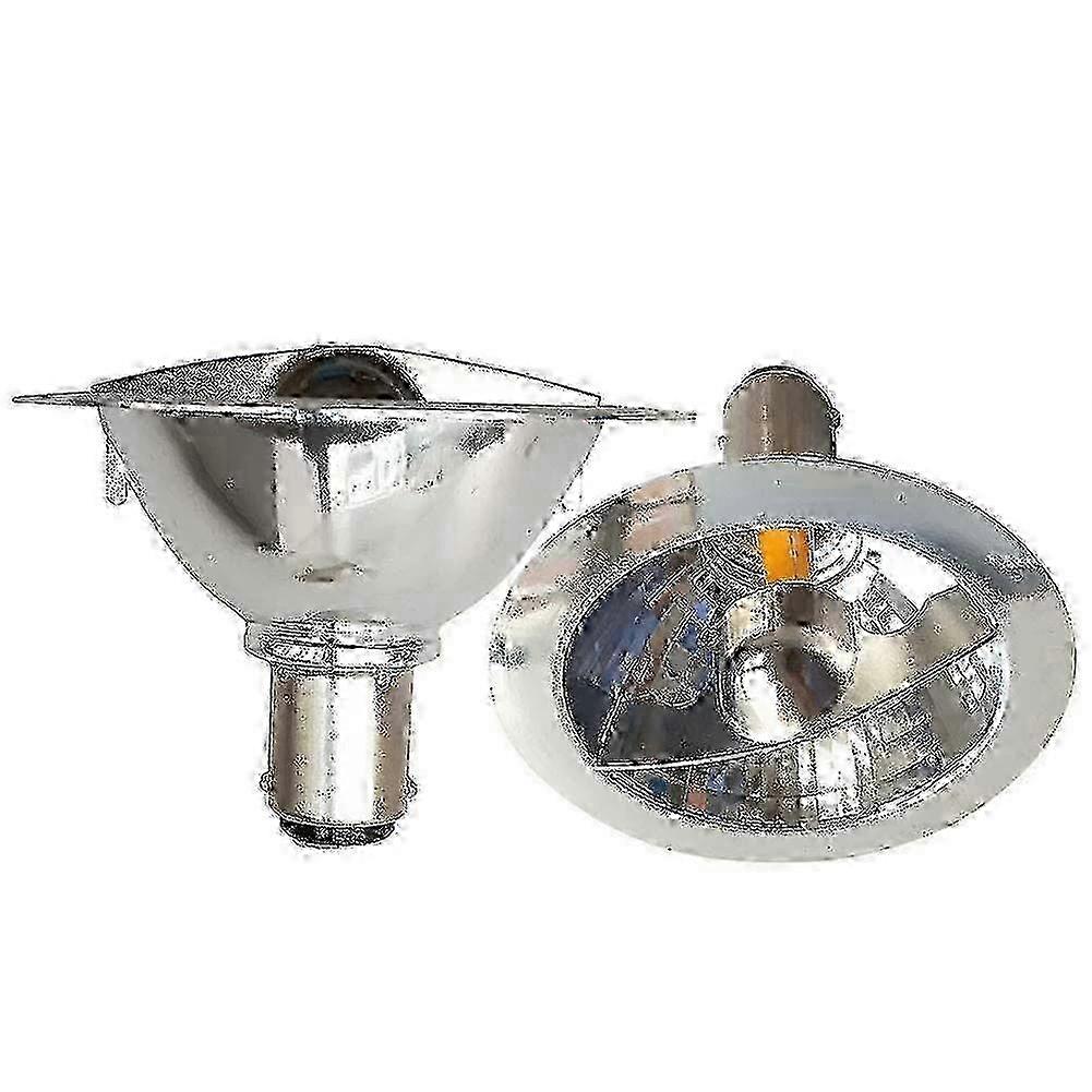 2-pak AR70 LED pære 3W 12V BA15d 2700K Halogen Udskiftning Spot Light hwy