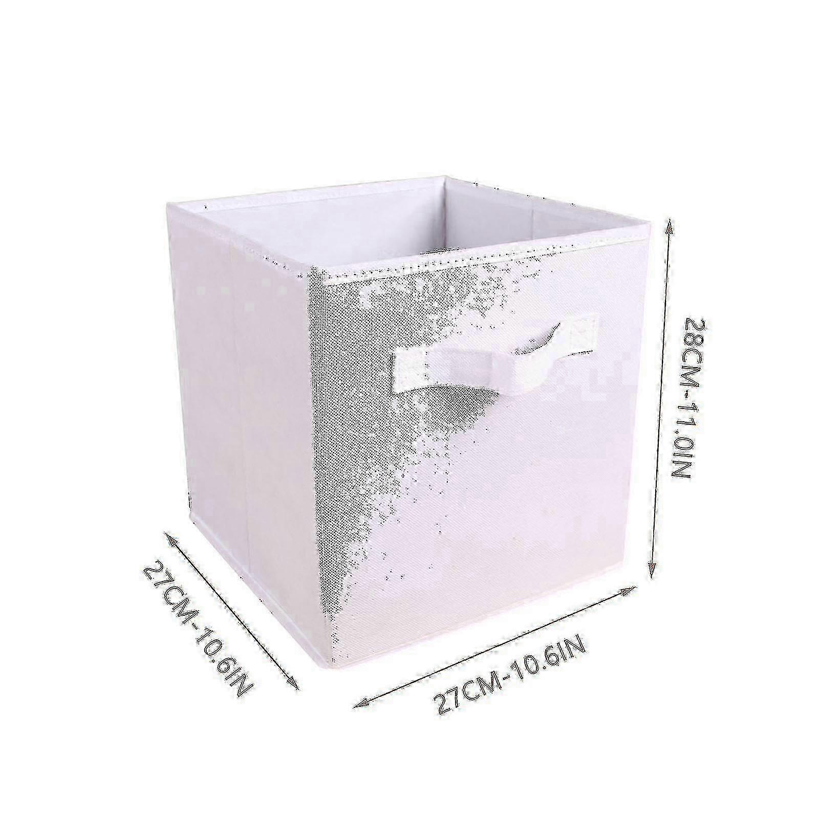 Square Foldable Storage Bins Organization And Storage Closet Organizer