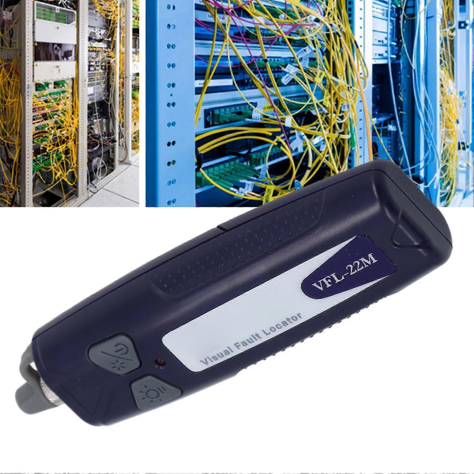 Visual Fault Locator 30km Mini Portable Fiber Optic Source Tester Pen Detector Meter 
