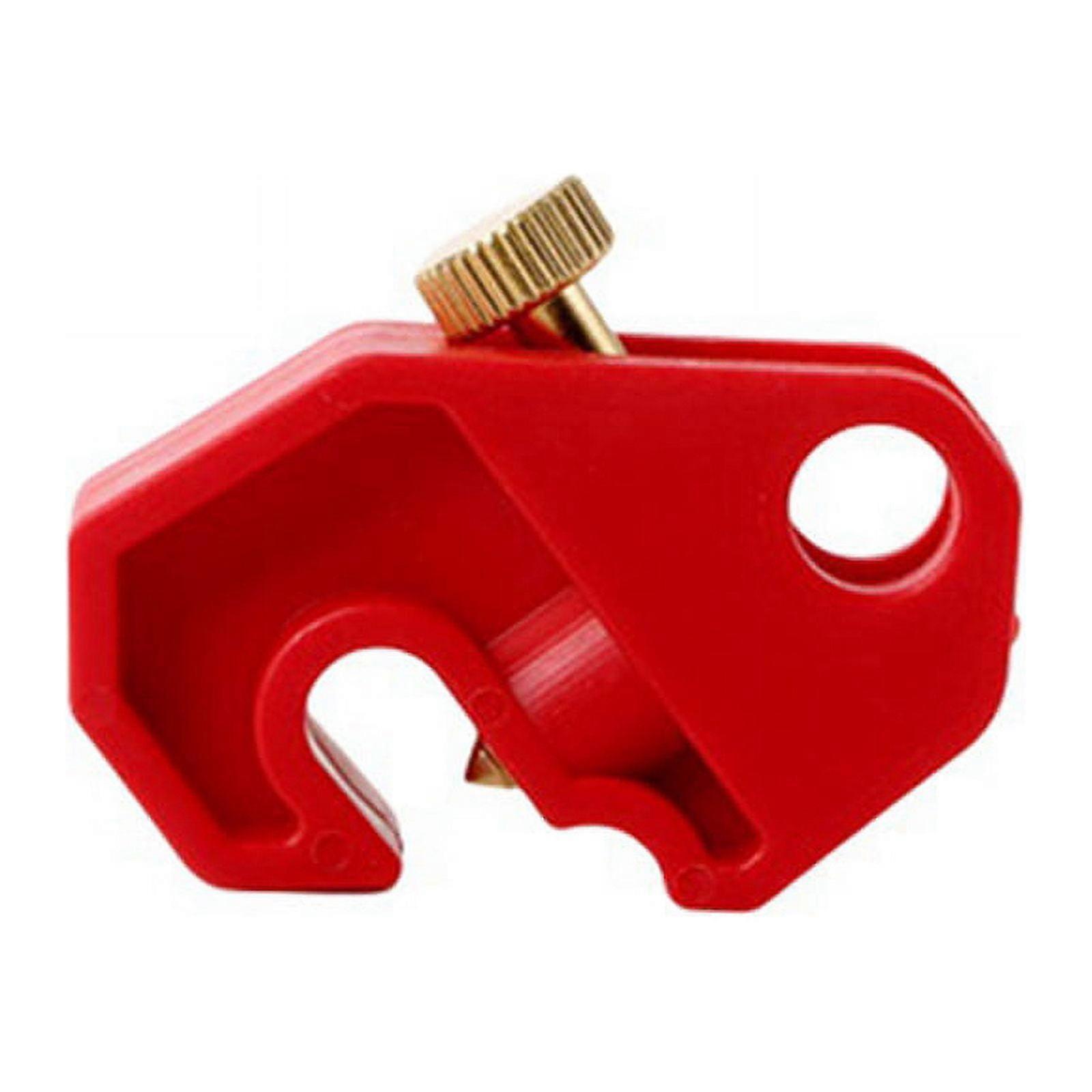 25-26 ckepdyeh Circuit Breaker Lockout Device with Screw Circuit Lock Universal Single and Multi Pole Breakers, , Safe