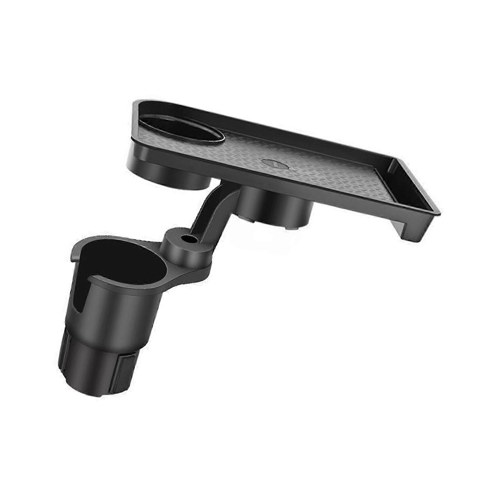 Car Interior Organizers Tray with 360 Degree Rotation Cup Holder Mount Multiple Angles Adjustment for Travel Essential Multicolor