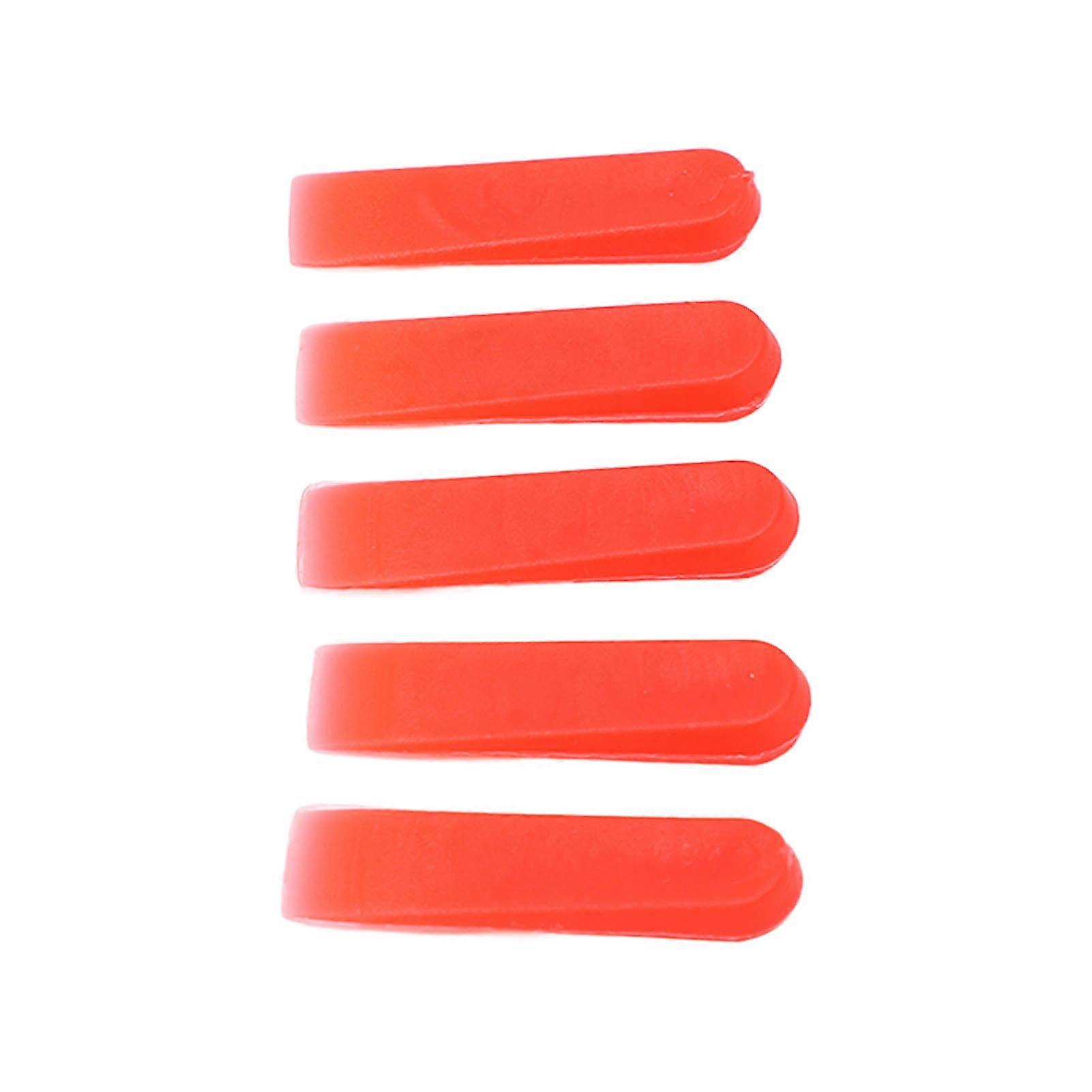 1000PCS Tile Leveling Wedges 0.2in PE Red Wear Resistant Tiles Leveler Spacers for Decoration