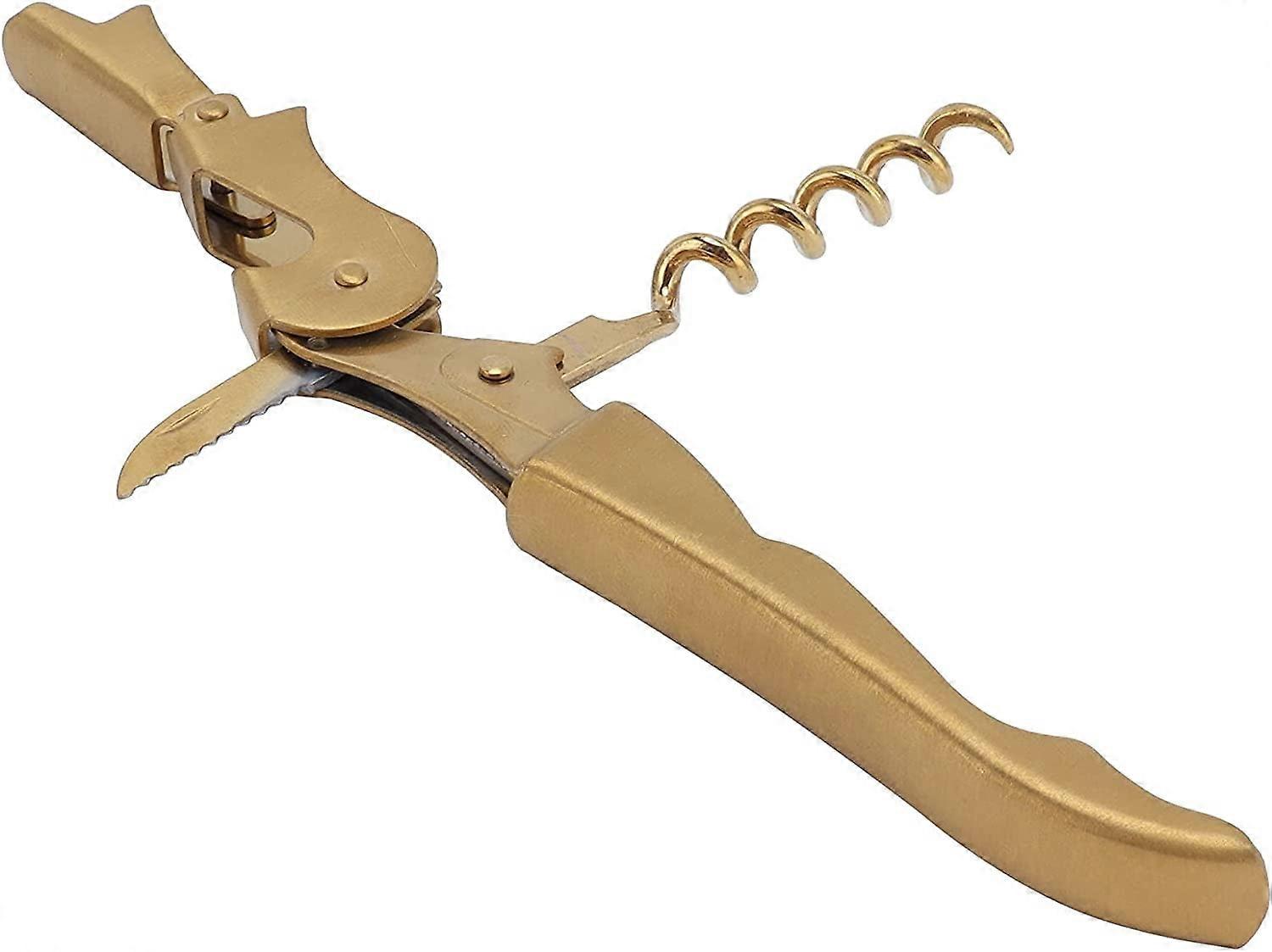 Wine Bottle Opener, Unique Practical Durable Wine Corkscrew Beautiful for Wine(Golden)